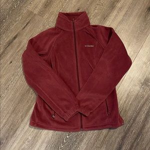 COPY - Burgundy Columbia fleece